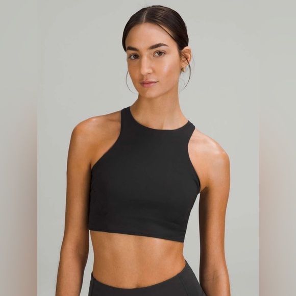 Lululemon Mesh-Back‎ Train Bra *Medium Support, A/B Cup in Black 12 - Picture 2 of 5